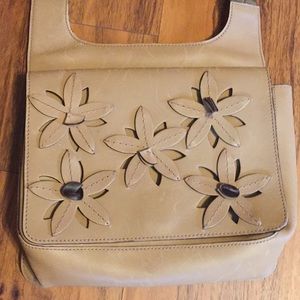 Vintage PRADA leather handbag - beige